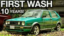 Embedded thumbnail for Abandoned VW GTI First Wash in 10 Years! Insane Barn Find Restoration