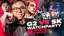 Embedded thumbnail for WATCHPARTY WITH THEBAUSFFS - G2 VS SK - LEC SUMMER 2025